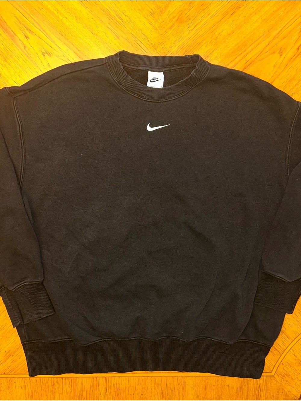 Nike Nike Center Swoosh Crewneck Sweatshirt Black Men’s L